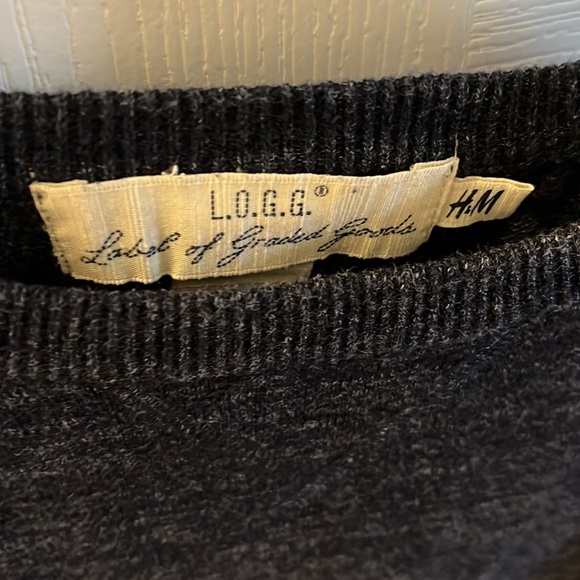 Men’s H&M sweater - navy Heather blue - Picture 2 of 4